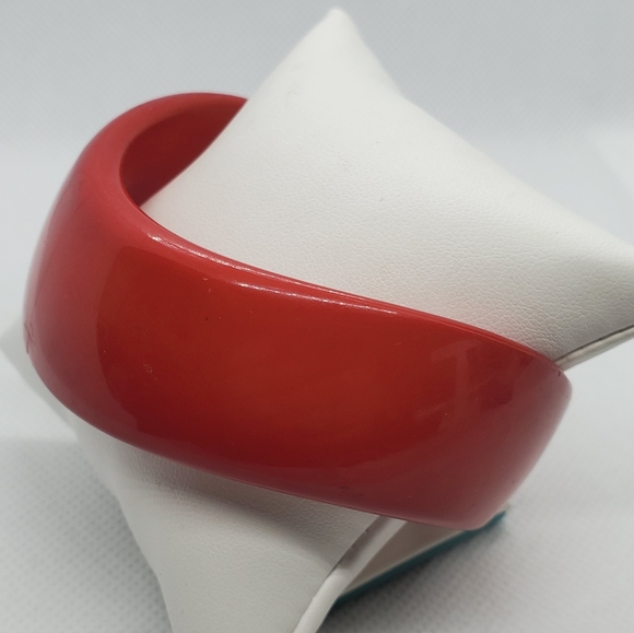 🍋 Vintage Retro Red Wavy Bracelet - Picture 2 of 6